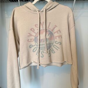 Surf Shop Cropped Hoodie